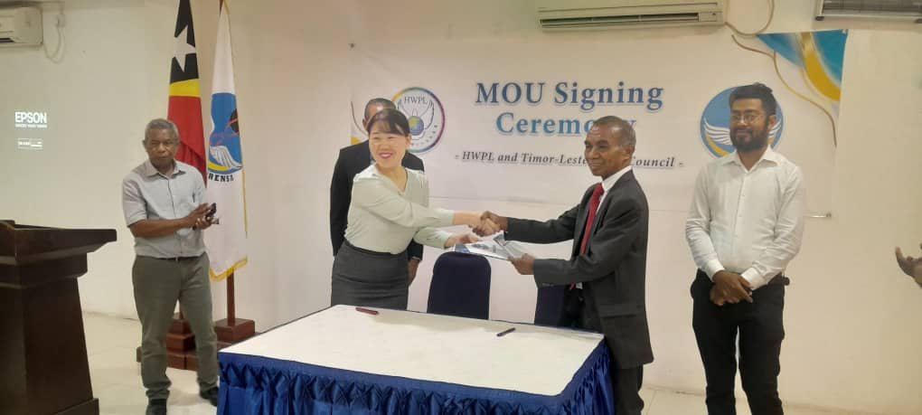 MoU Signing Ceremony Between HWPL and TLPC, Friday (24/11/2023)